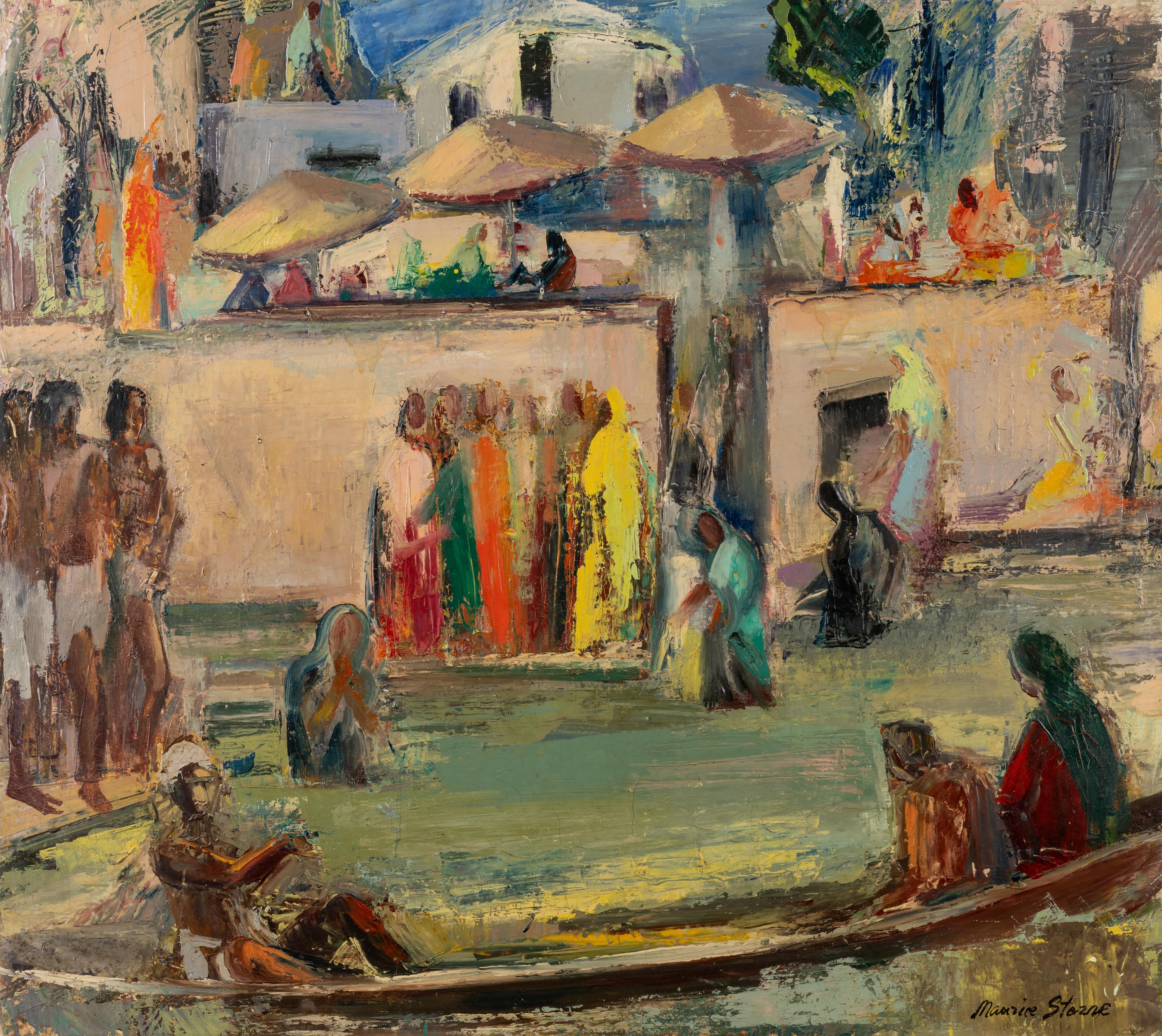 Sul Gange - Painting di Maurice Sterne