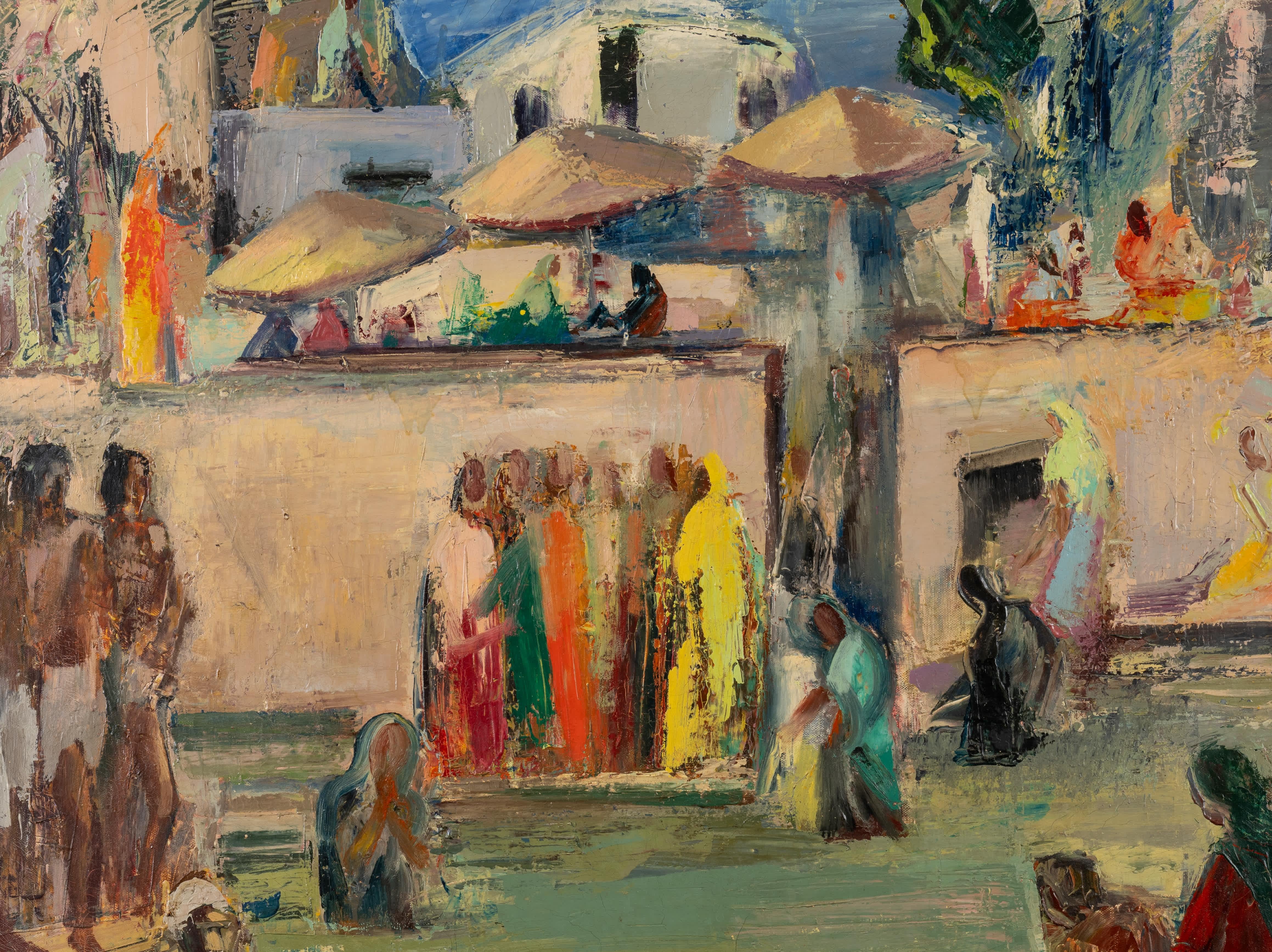 Sul Gange - Painting Impressionismo astratto di Maurice Sterne