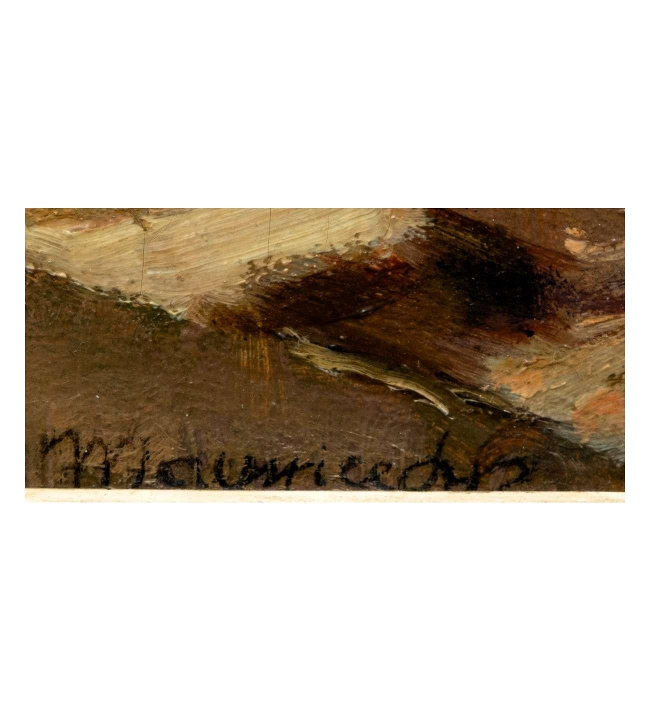 The Drawbridge of Overschie - Maurice Sys (1880-1972) For Sale 2