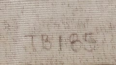 Untitled, Handmade Vintage Print on Fabric. Verso with stamp: Maurice Tabard