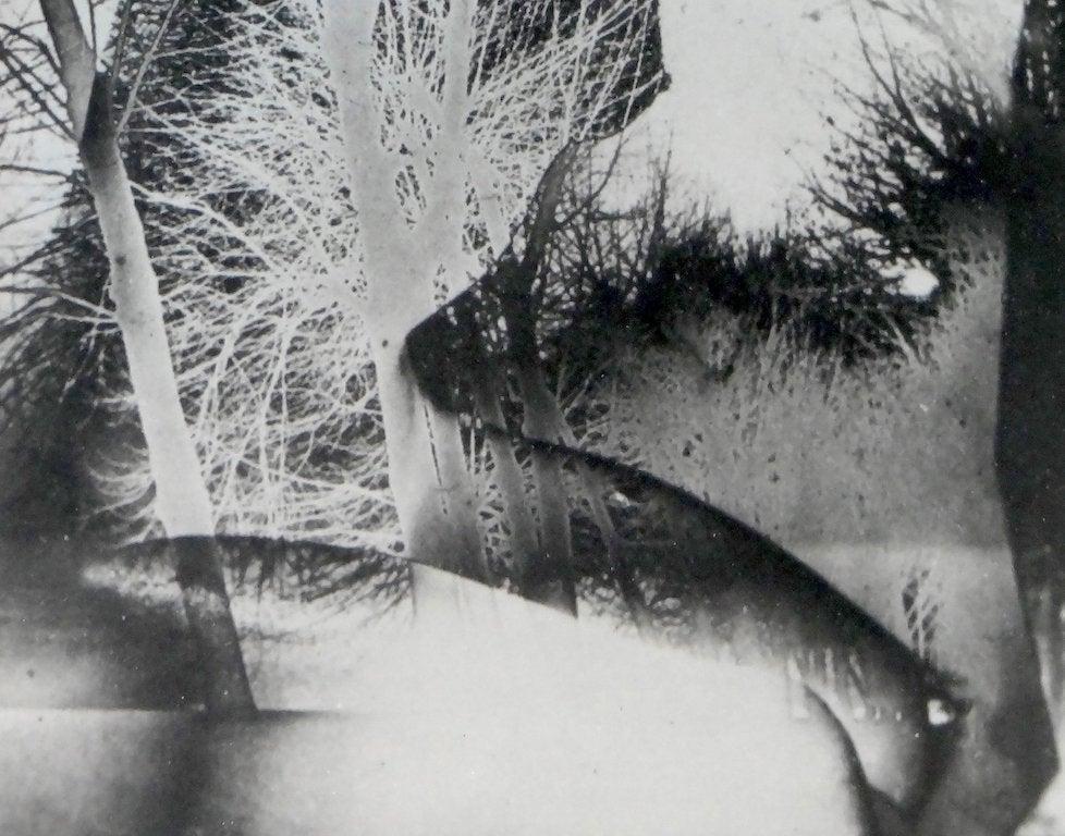 Untitled 'Solarized Double Exposure', Framed Solarized Vintage Print - Photograph by Maurice Tabard