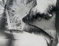 Untitled 'Solarized Double Exposure', Framed Solarized Vintage Print