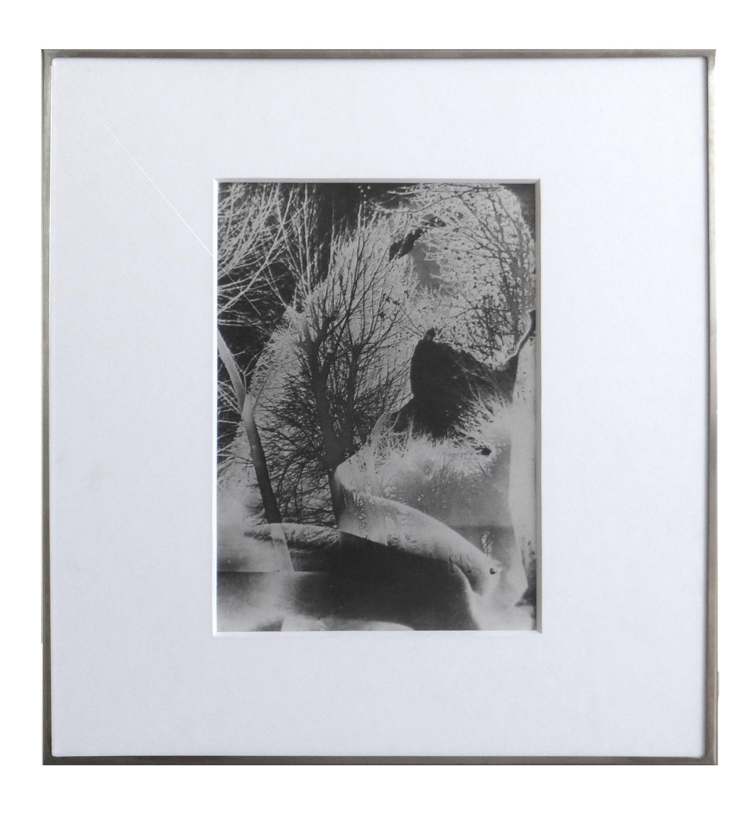 Untitled 'Solarized Double Exposure', Framed Solarized Vintage Print - Other Art Style Photograph by Maurice Tabard