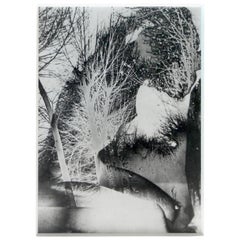 Untitled 'Solarized Double Exposure', Framed Solarized Vintage Print