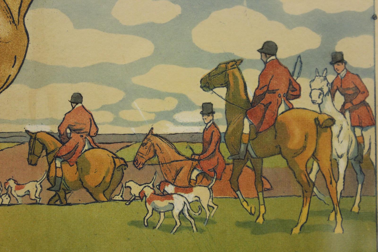 „Hunt Meet“ 1905 von Maurice Taquoy  im Angebot 2