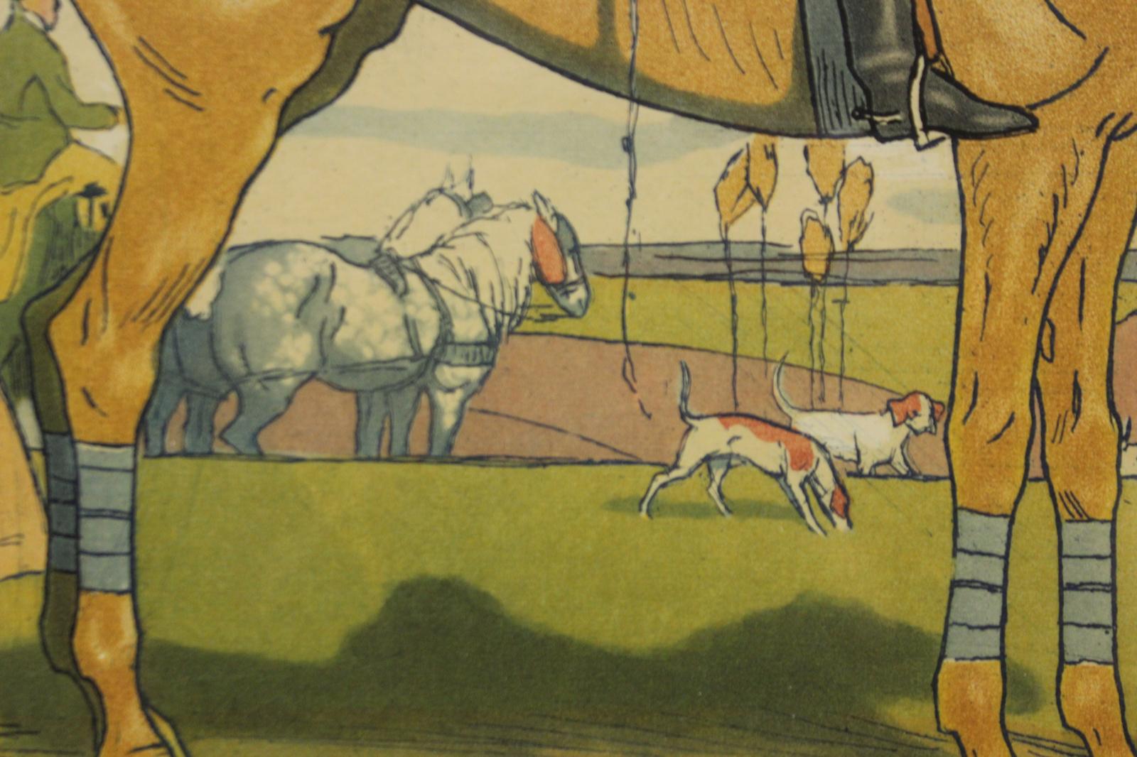 „Hunt Meet“ 1905 von Maurice Taquoy im Angebot 6