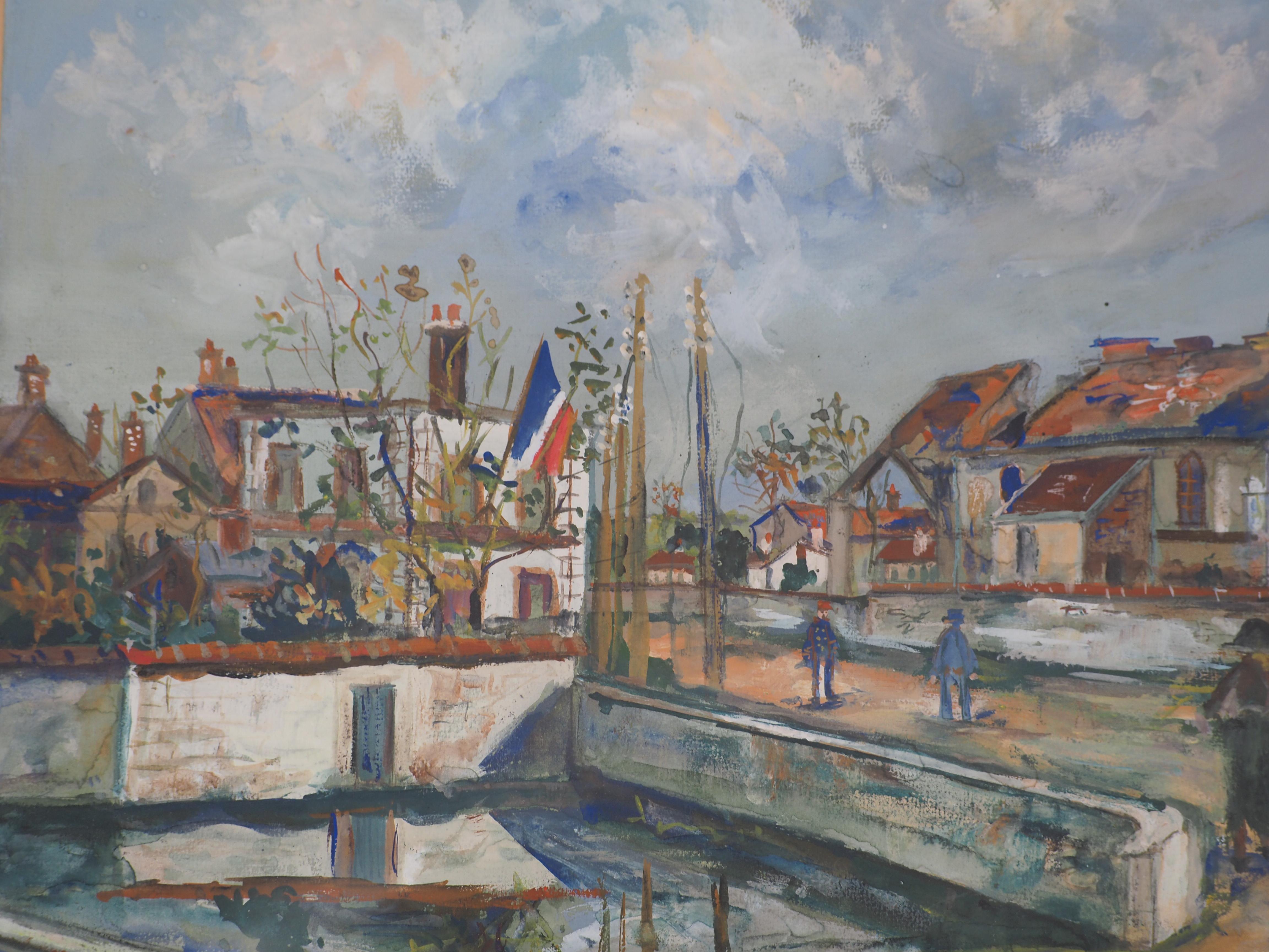 Maurice UTRILLO
Iglesia dañada de Charleville después de la guerra, c. 1920

Original gouache sobre papel
Firmado a mano y fechado abajo a la derecha
Tamaño a la vista 43 x 54 cm (c. 17 x 22 pulgadas)
Presentado en un marco de madera dorada 67 x 79