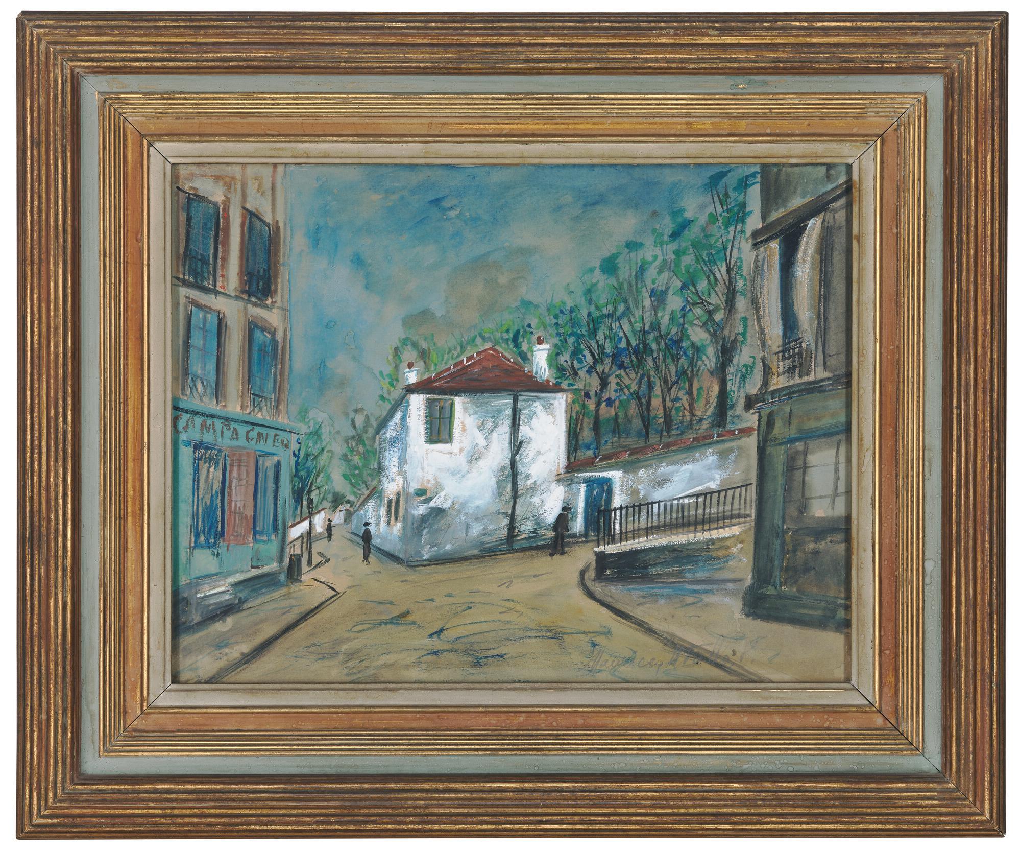 What medium did Maurice Utrillo use?