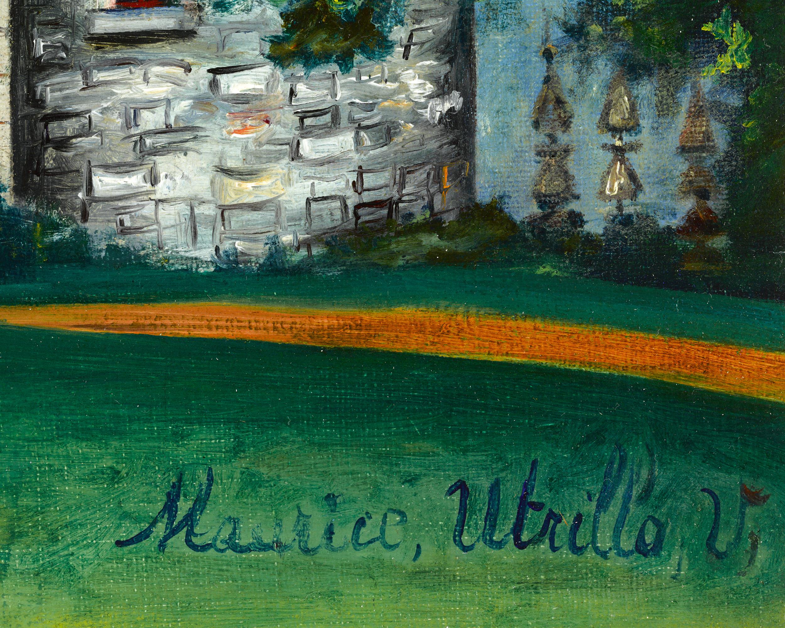 Le château de Chaintré - Impressionist Painting by Maurice Utrillo