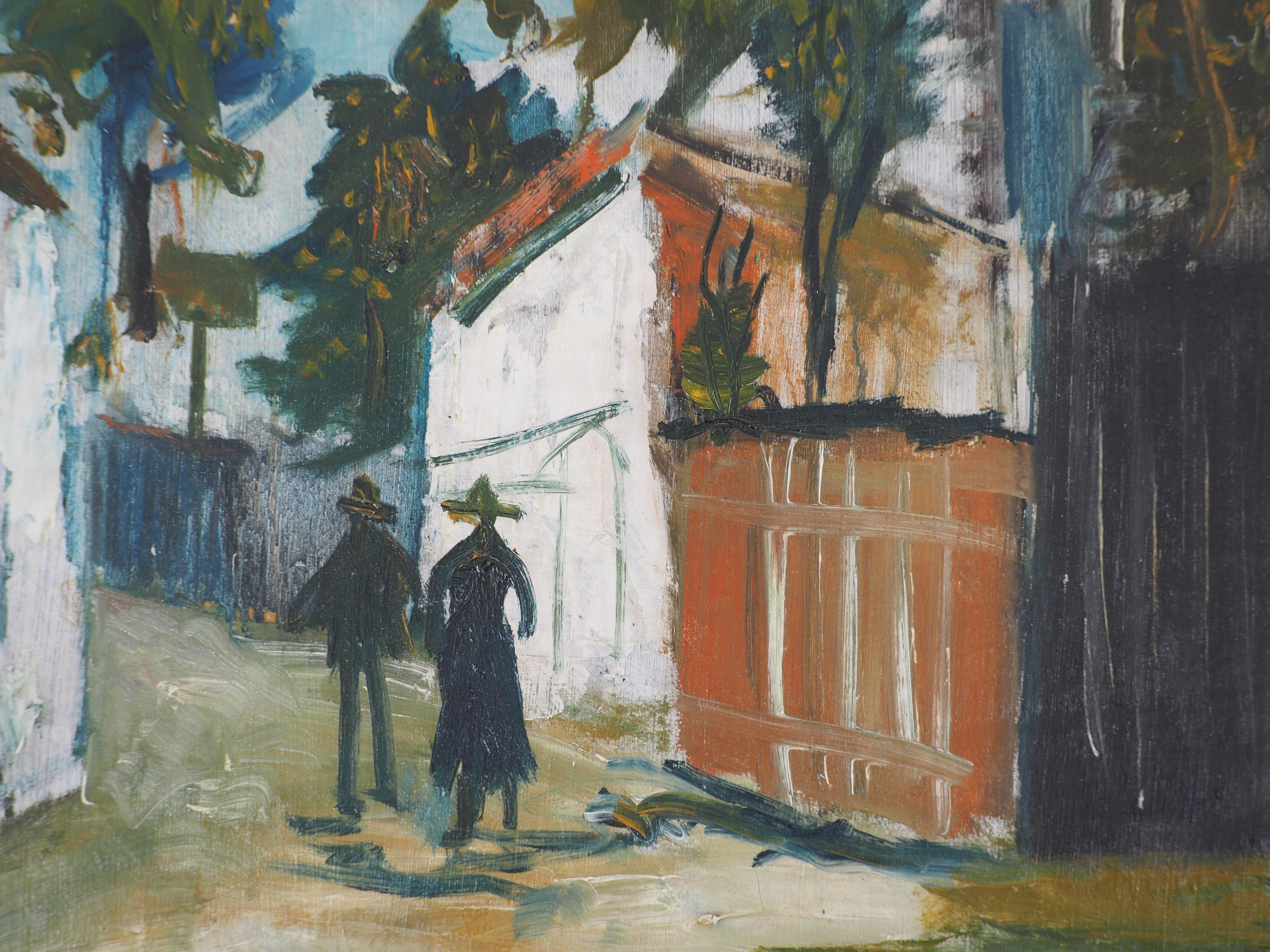 Maurice UTRILLO
Montmartre, Moulin de la Galette, c. 1918

Huile originale sur toile
Signé dans le coin inférieur droitSur toile 50 x 67 cm (c. 20 x 27 in)
Dans un cadre en bois doré 64 x 81 cm (c. 26 x 32 in)

AUTHENTICITÉ : Certificat de Jean