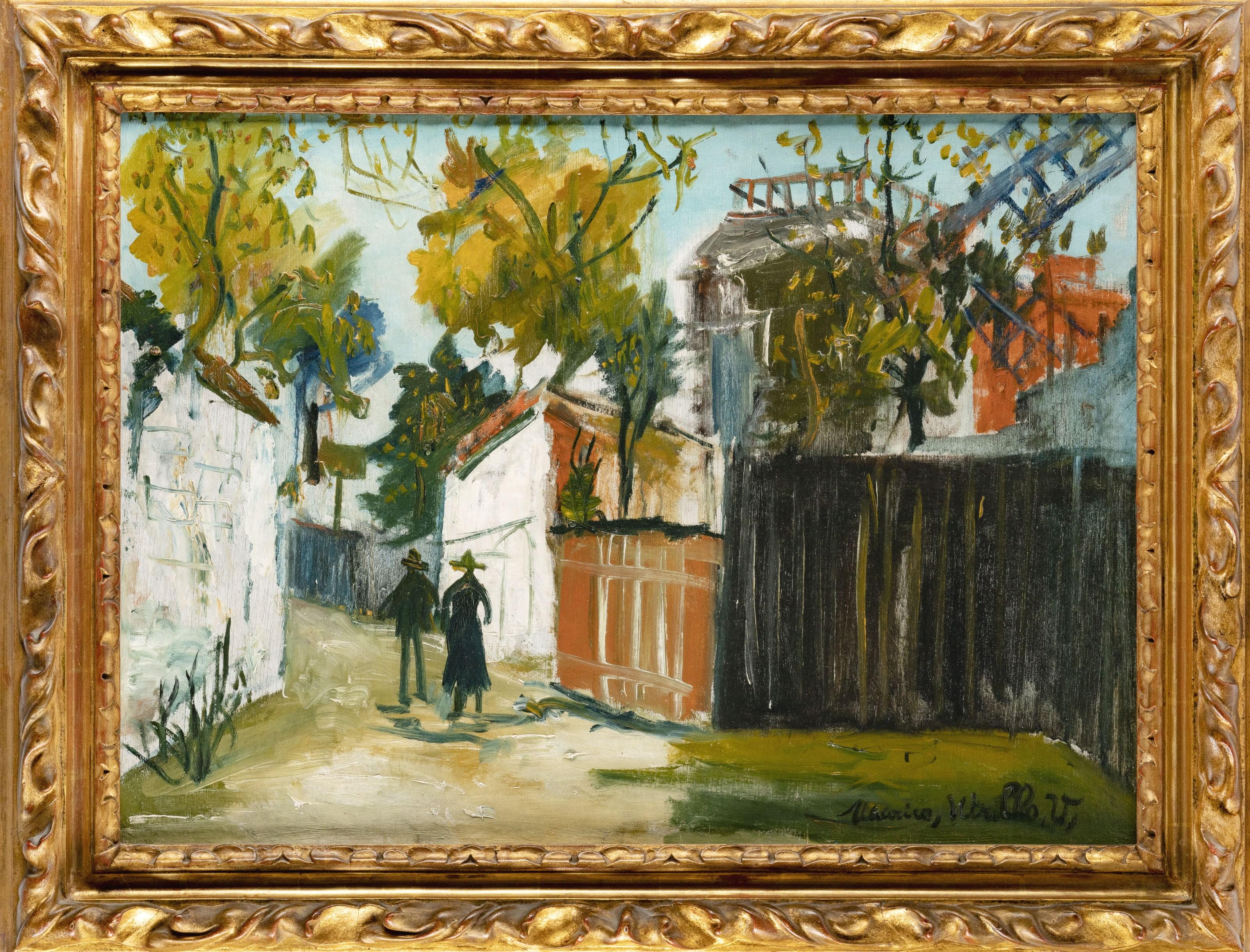 Paris Montmartre, Moulin de la Galette - Orig. Signed Oil on Canvas #Certificate