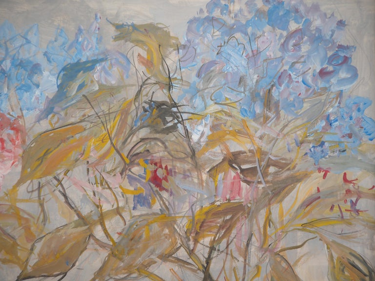 Maurice Utrillo - Pink and Blue Hydrangeas - Tall Original 