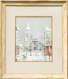 Schneeszene im Montmartre