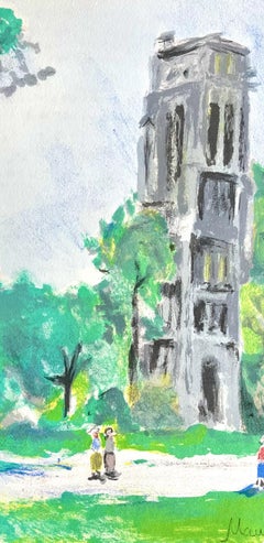 Maurice Utrillo, At the Comedie Francaise, from Paris Capital, 1955