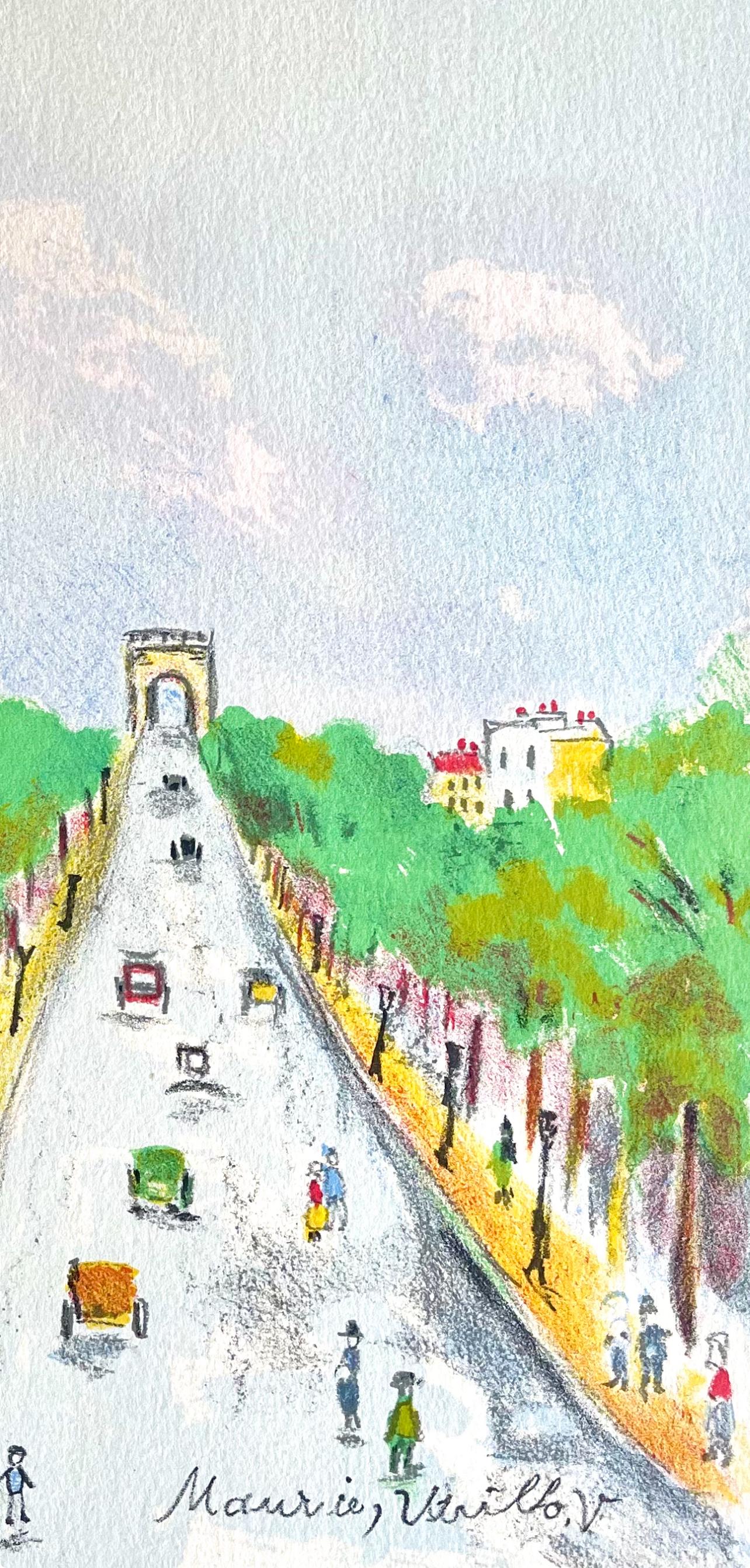 Arc de triomphe (Champs-Elysées), Paris Capitale, Maurice Utrillo For Sale 2