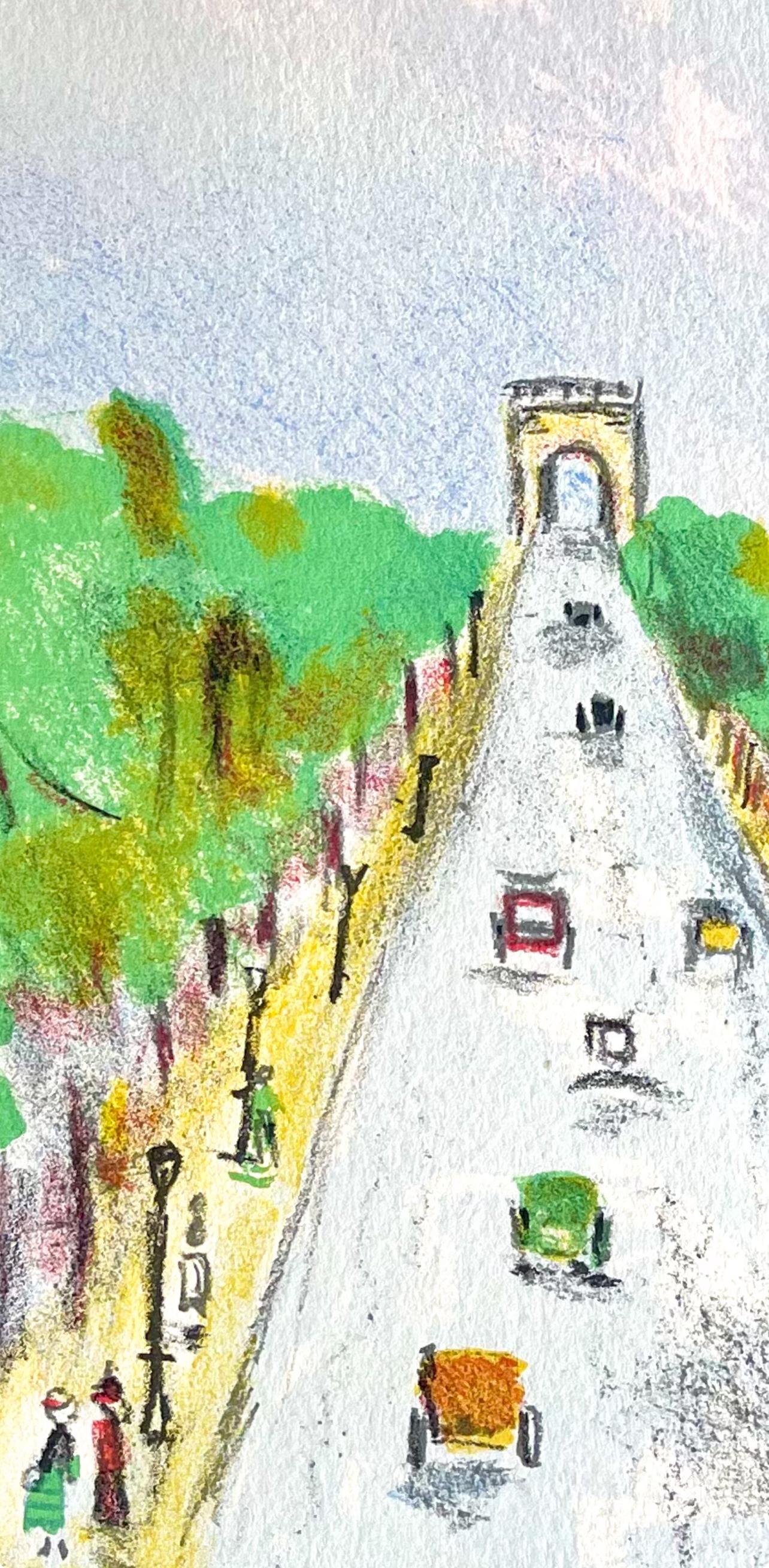 Arco del Triunfo (Campos Elíseos), París Capital, Maurice Utrillo en venta 4