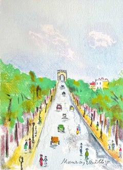 Arco del Triunfo (Campos Elíseos), París Capital, Maurice Utrillo