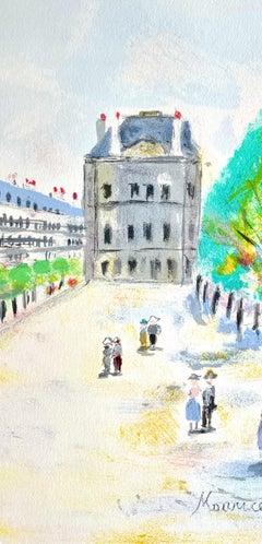 Au Musée du Louvre (Rue de Rivoli), Paris Capitale, Maurice Utrillo