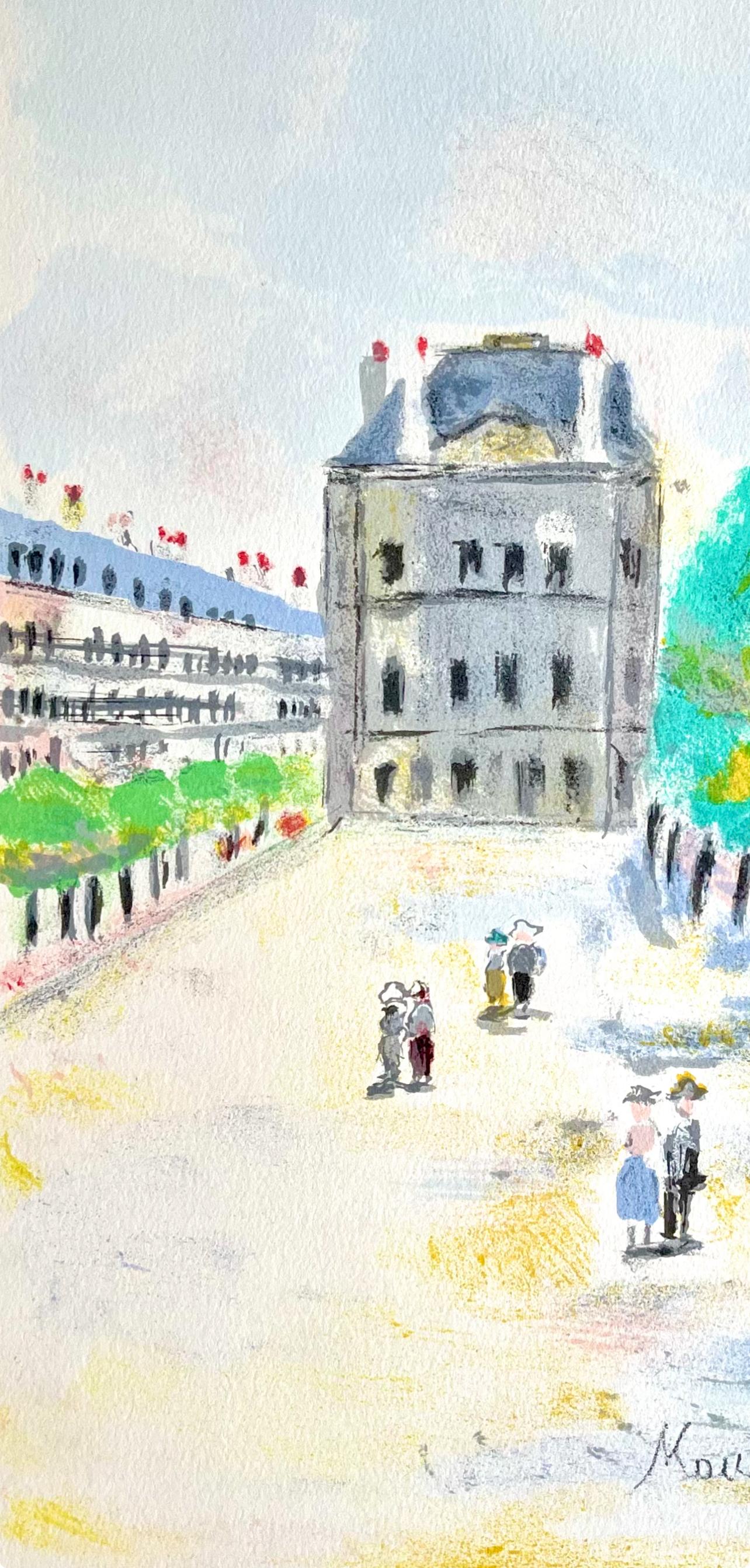 Au Musée du Louvre (Rue de Rivoli), Parigi Capitale, Maurice Utrillo in vendita 3