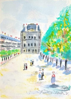 Vintage Au Musée du Louvre (Rue de Rivoli), Paris Capitale, Maurice Utrillo