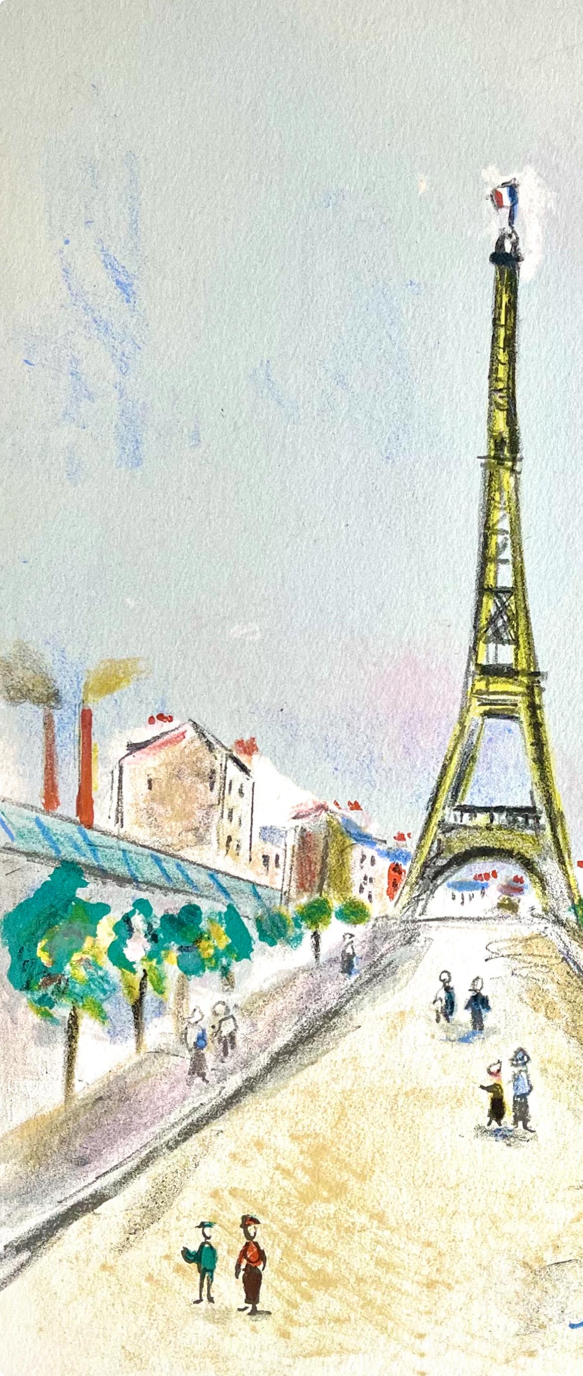 la Tour Eiffel, Paris Capitale, Maurice Utrillo For Sale 1
