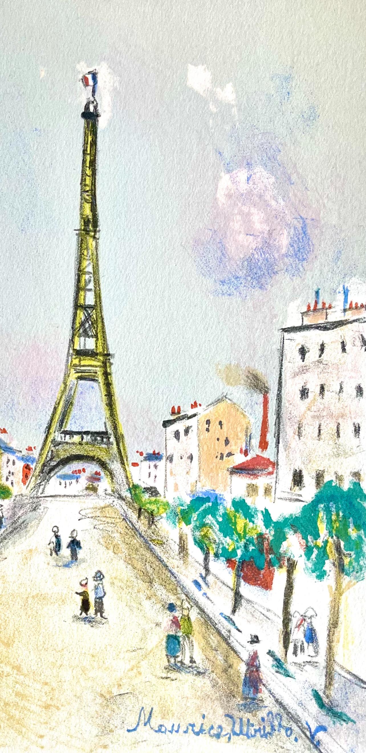 la Tour Eiffel, Paris Capitale, Maurice Utrillo For Sale 3