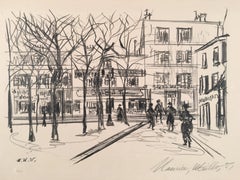 Classic Maurice Utrillo Street Scene