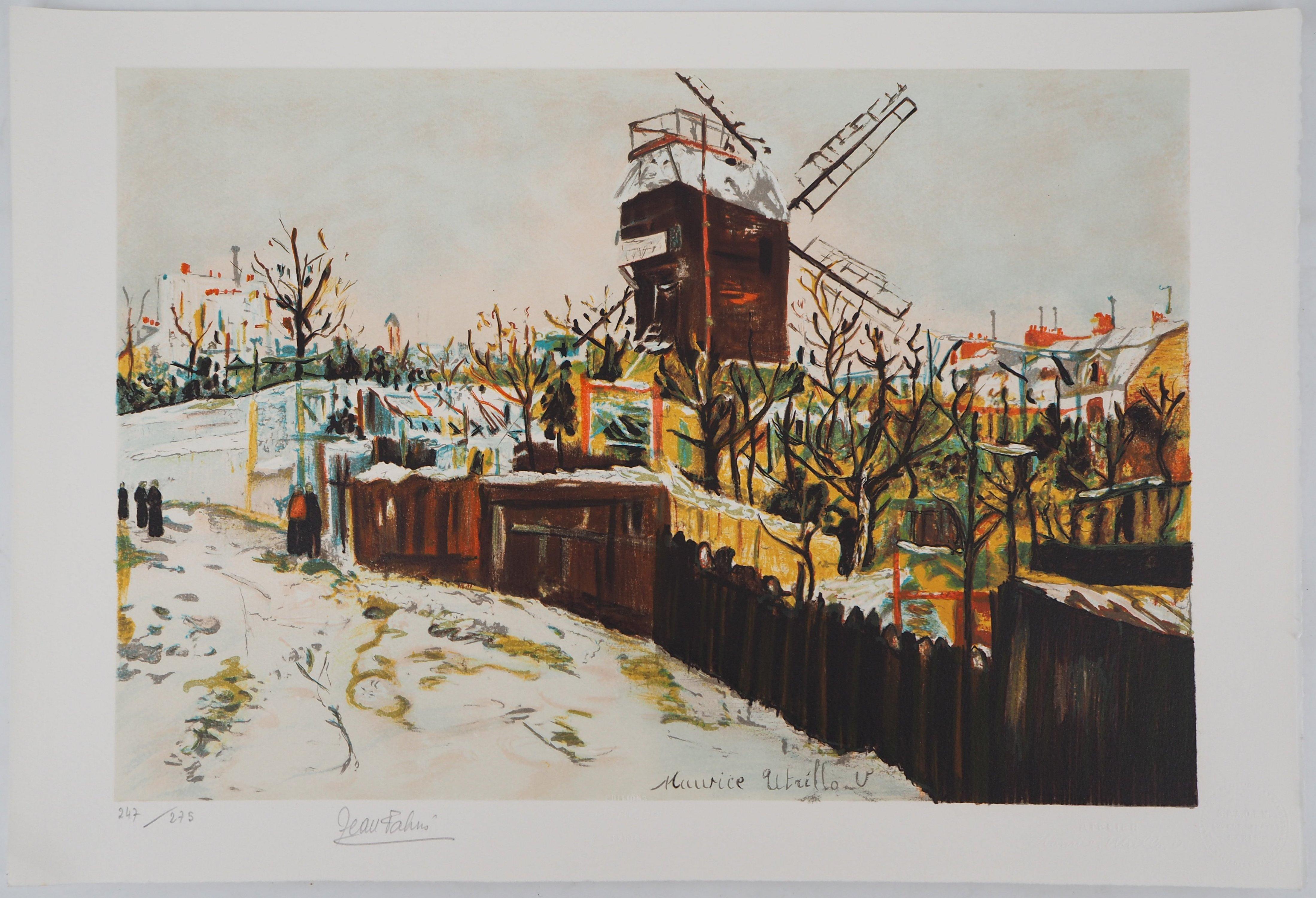 Mill of Montmartre - Lithograph