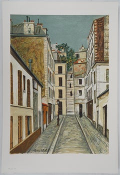 Montmartre : Cottin Alley in Paris - Lithograph