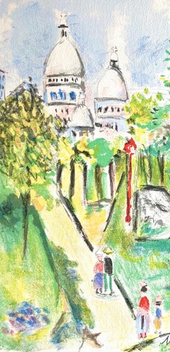 Montmartre (Place Saint-Pierre), Pariser Hauptstadt, Maurice Utrillo