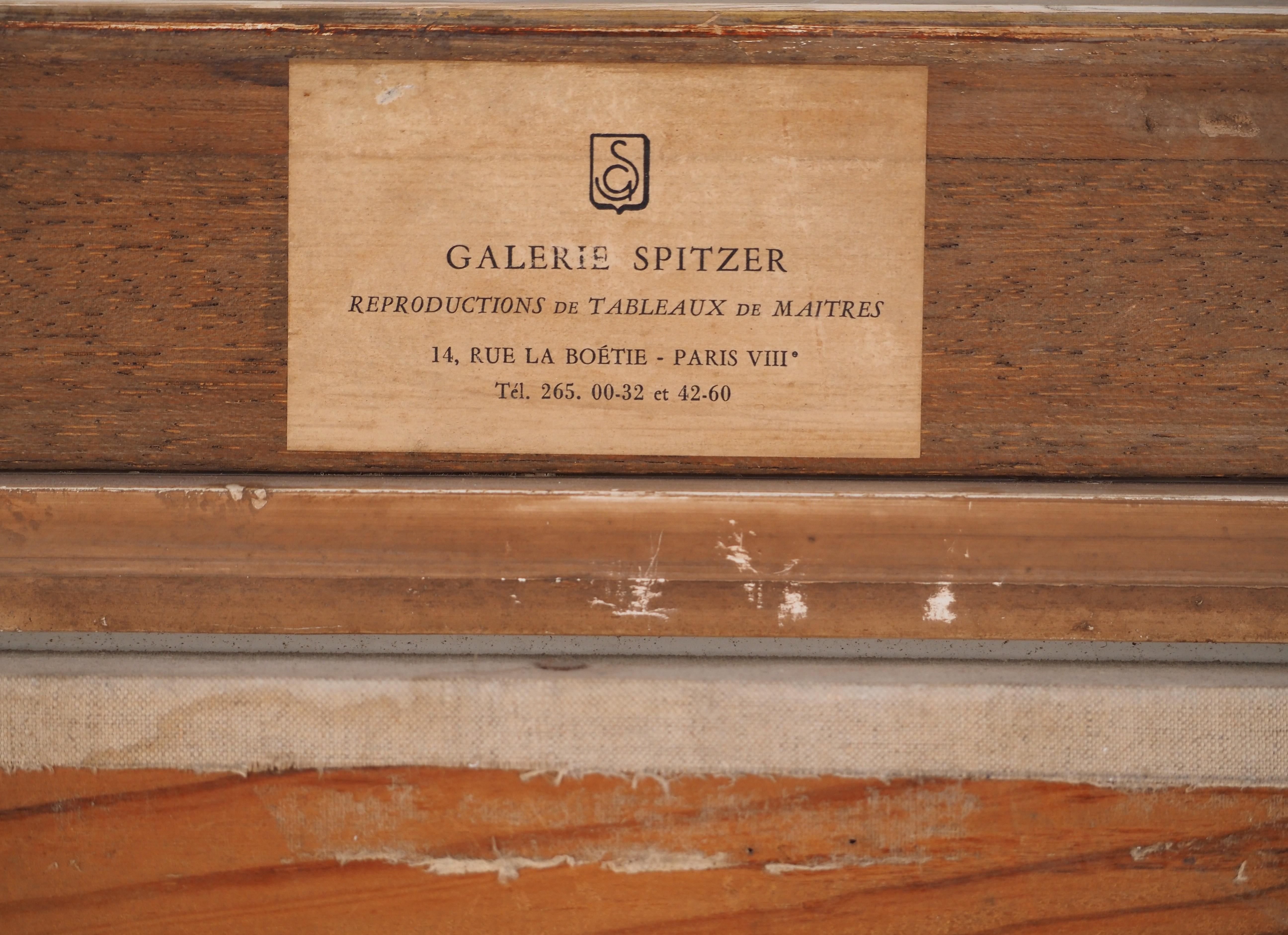 París, Montmartre : Moulin de la Galette (el Molino) - Litografía sobre lienzo 5