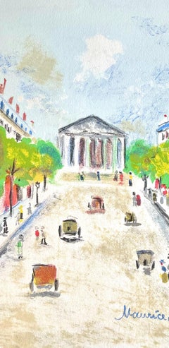 Rue Royale (La Madeleine), Pariser Hauptstadt, Maurice Utrillo