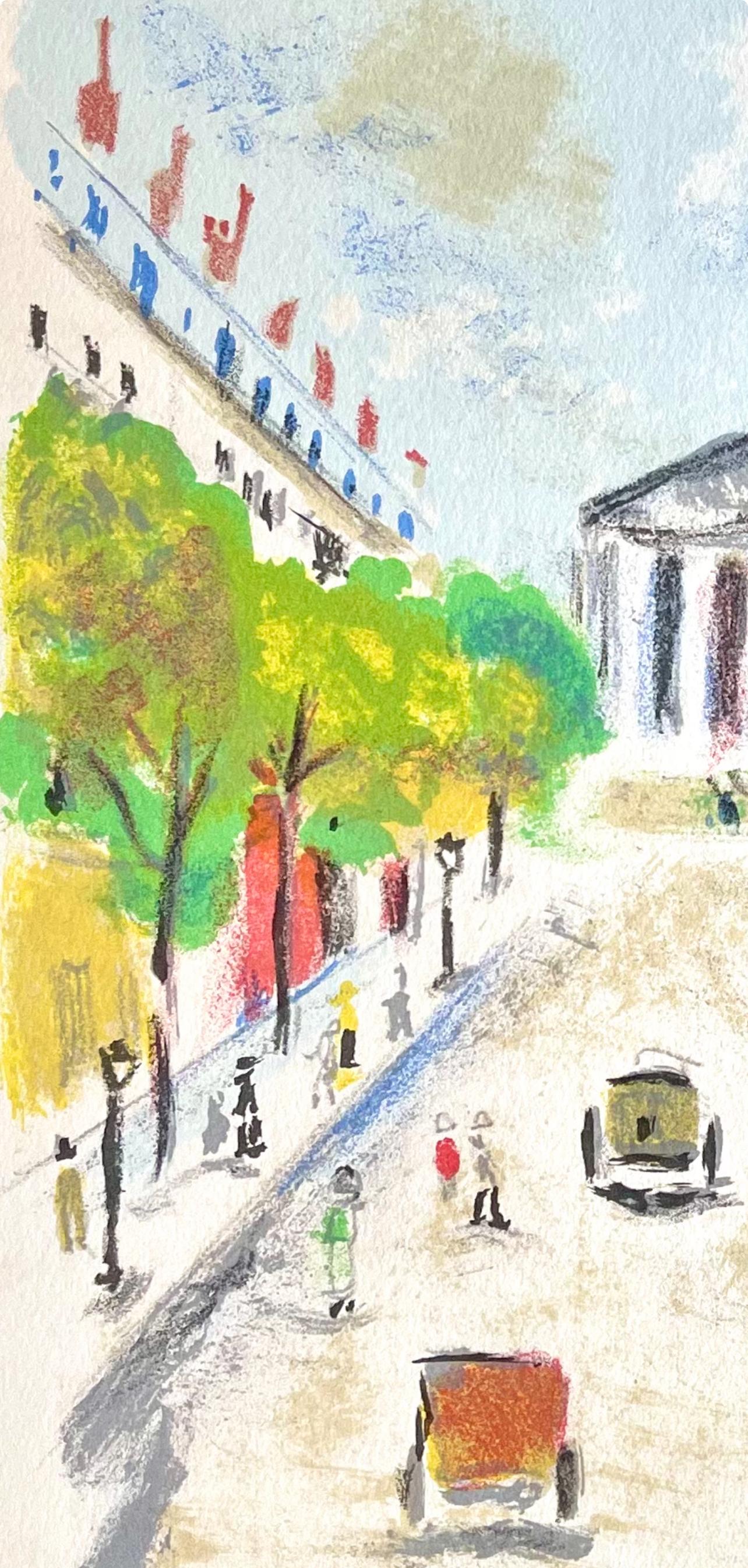 Rue Royale (La Madeleine), Paris Capitale, Maurice Utrillo For Sale 4