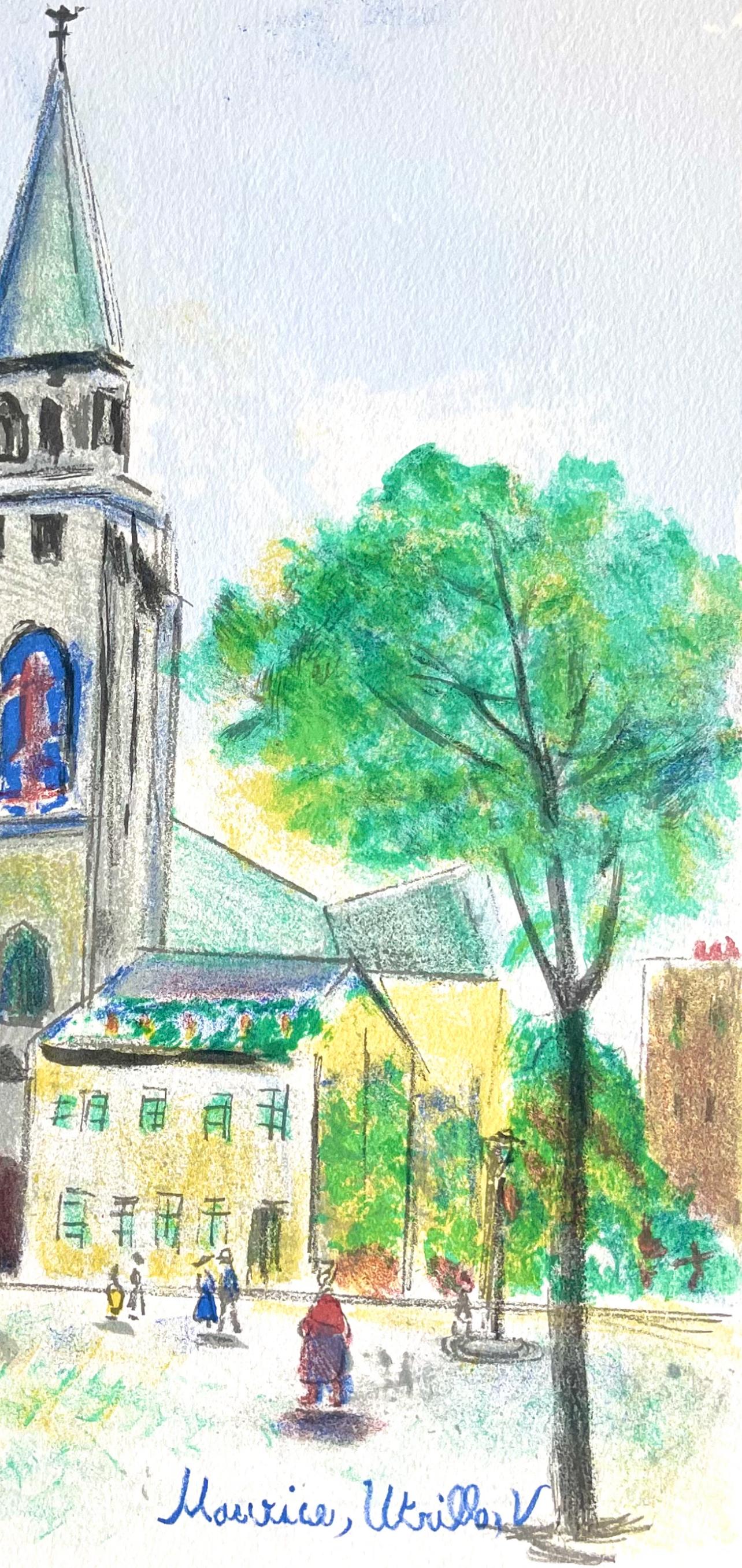 Saint-Germain-des-Prés, Paris Capitale, Maurice Utrillo For Sale 3