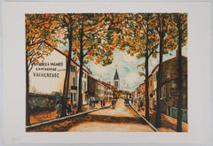 The Little Village - Lithograph