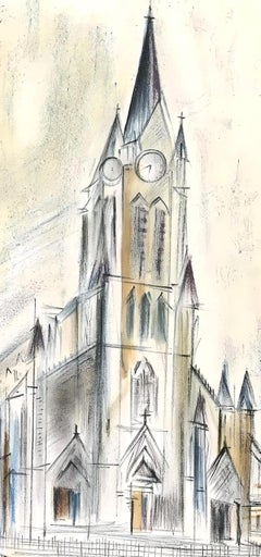 Maurice Utrillo, Church of Amiens, 1956 (after)