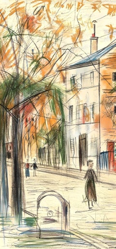 Maurice Utrillo, Toward Franconville, 1956 (after)