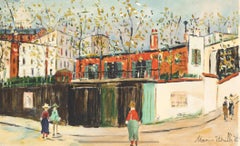 Vintage Utrillo, Montmartre, Douze Contemporains (after)