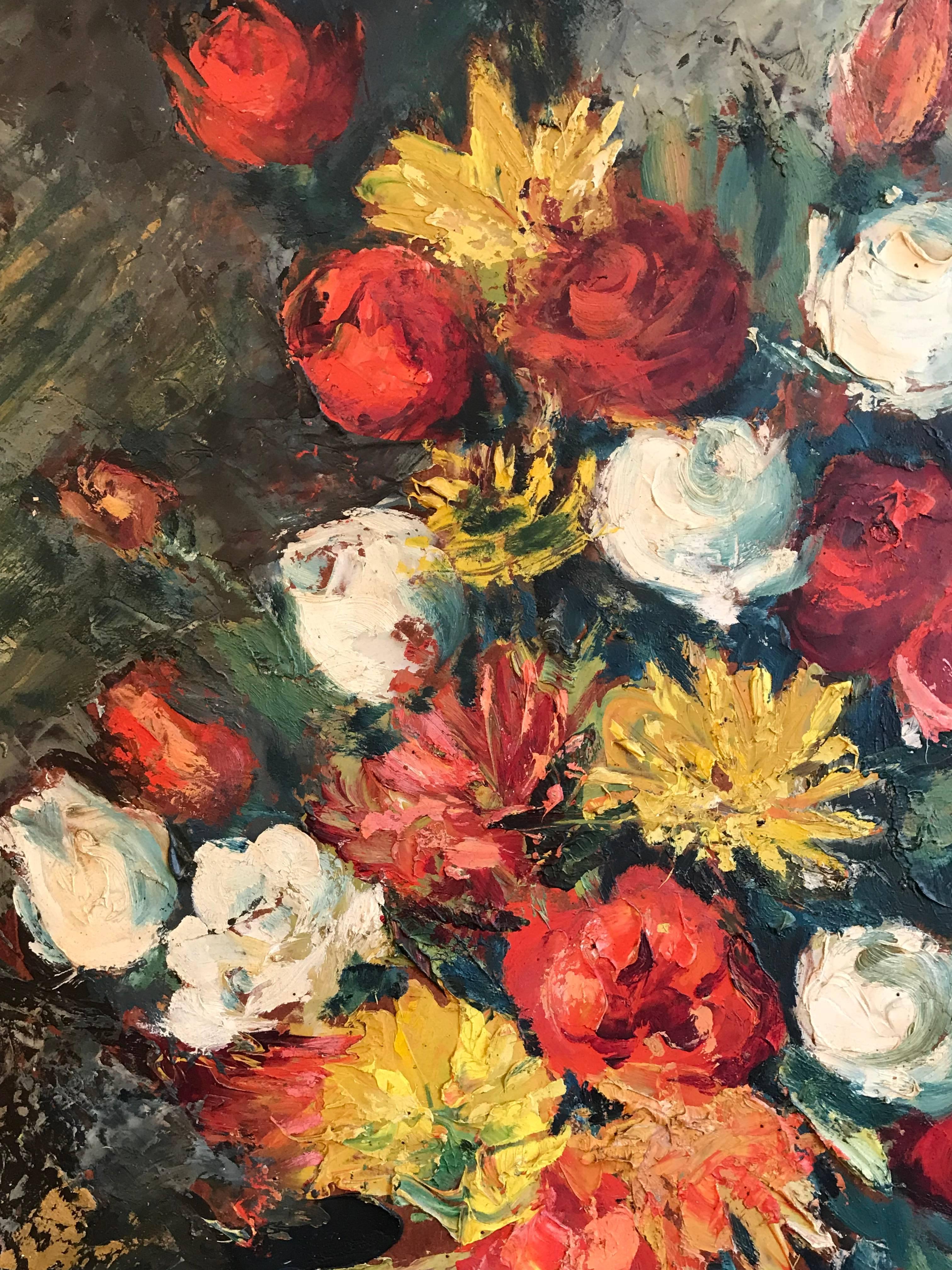 Sommer Bouquet
von MAURICE VAGH WEINMANN (Ungar, 1899-1986) 
signiert unten rechts
ölgemälde auf Karton, gerahmt

gerahmte Größe: 30 x 24 Zoll
herkunft: Privatsammlung, Südfrankreich

Hervorragende, kräftige und lebendige Farben, die in diesem