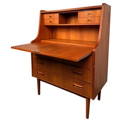 Vintage Maurice Villency Danish Teak Drop Down Desk