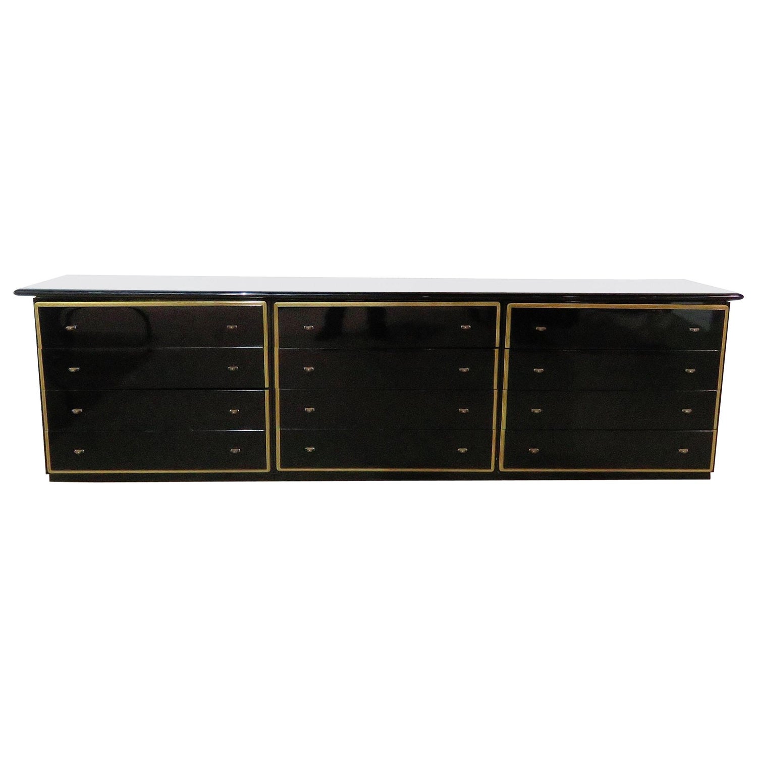 Falster Danish Modern Teak Triple Dresser For Maurice Villency At 1stdibs