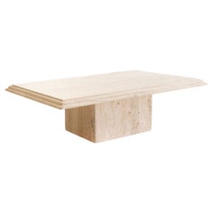 Maurice Villency Italian Travertine Coffee Table