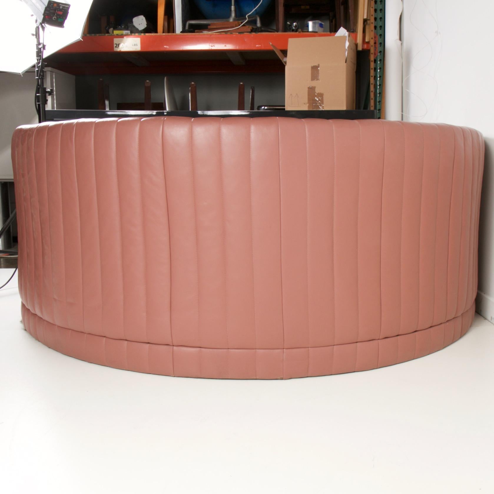 Roche Bobois Leather Crescent Sofa 2