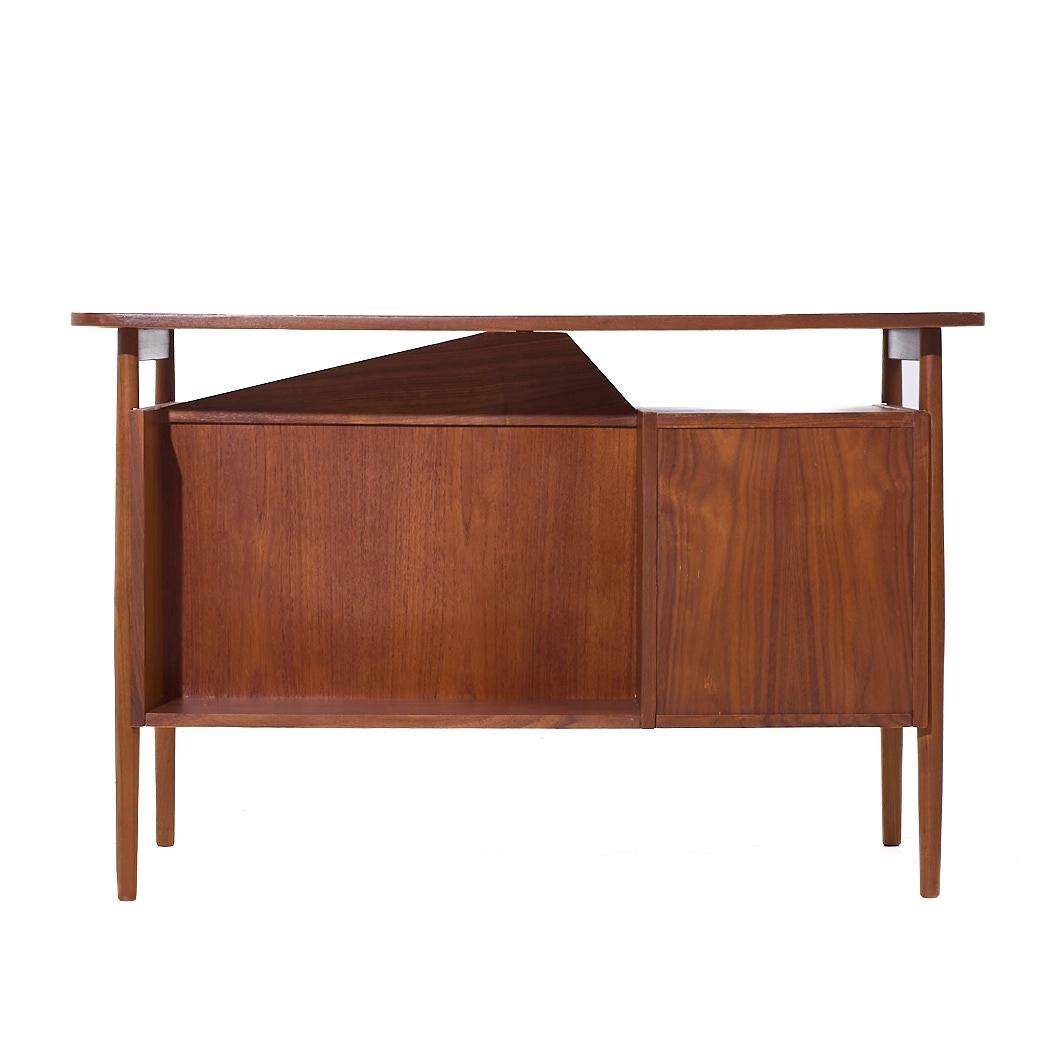 Fine XX secolo Maurice Villency, scrivania danese in teak del metà del secolo scorso in vendita