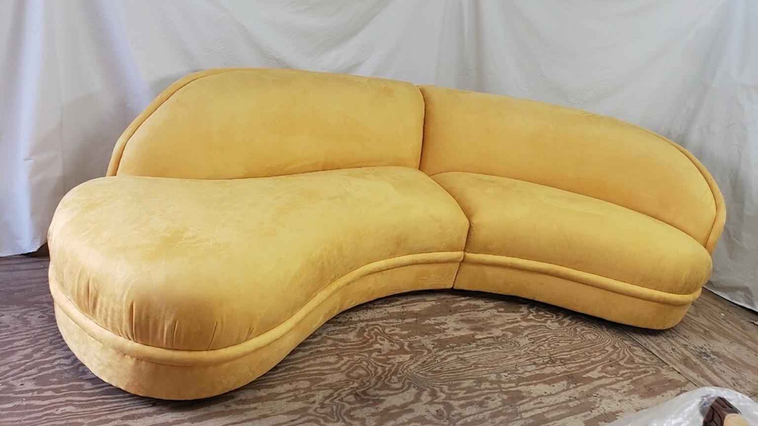 American Maurice Villency Serpentine Sofa