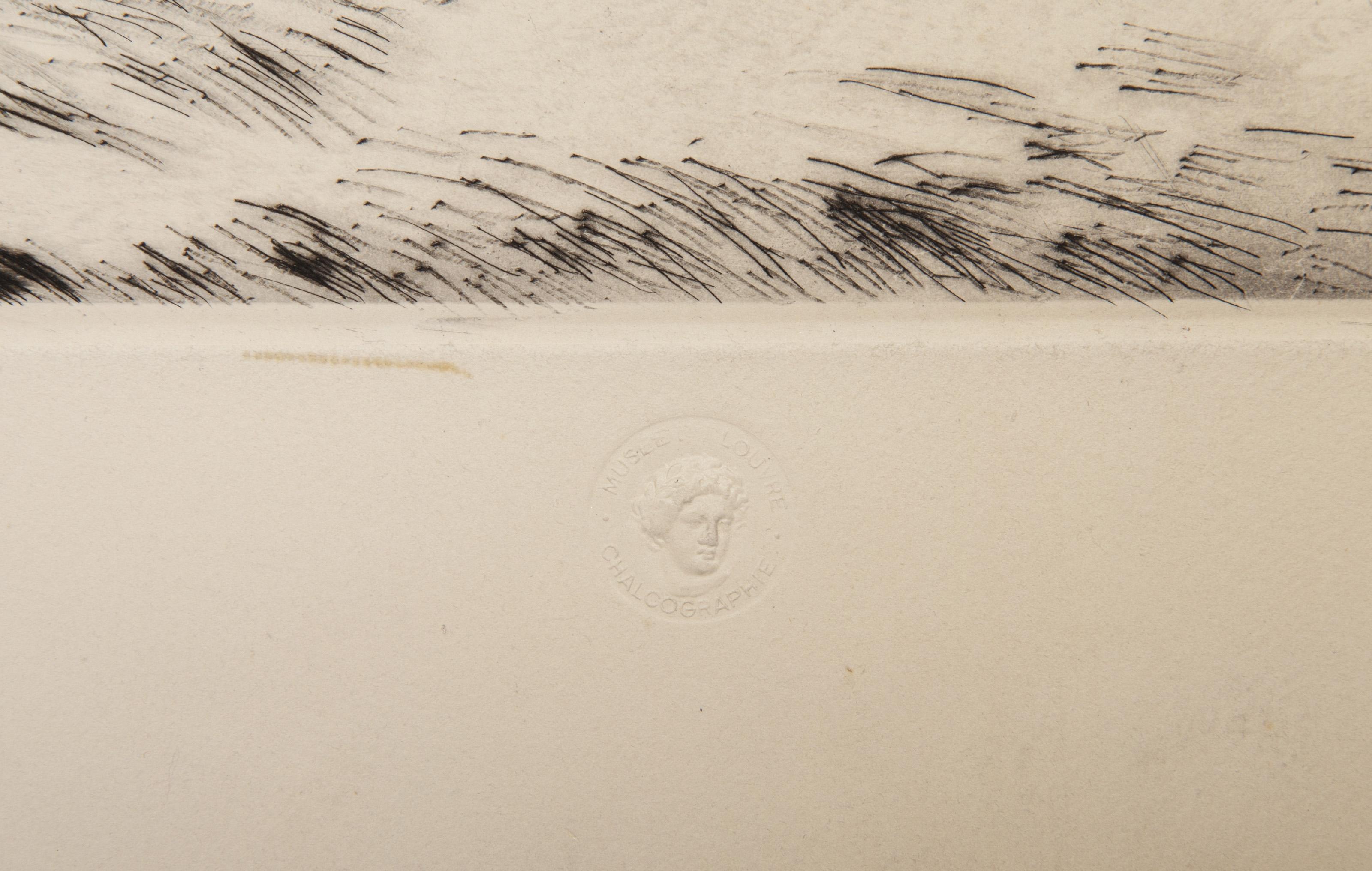 Boissy-Les-Perches, Impressionist Etching after Maurice Vlaminck For Sale 2