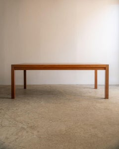 Maurício Azeredo Dining Table in Solid Mahogany with Exposed Joinery, 1990s