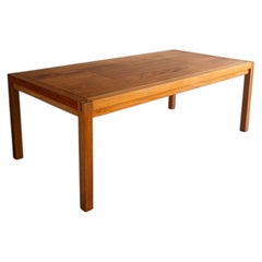 Maurício Azeredo Dining Table in Solid Mahogany with Exposed Joinery, 1990s