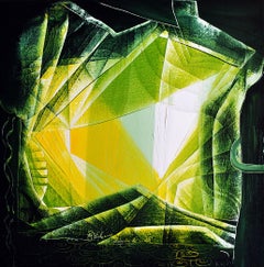 Used Uruguayan Contemporary art by Mauricio Paz Viola - Crystal Pyramids