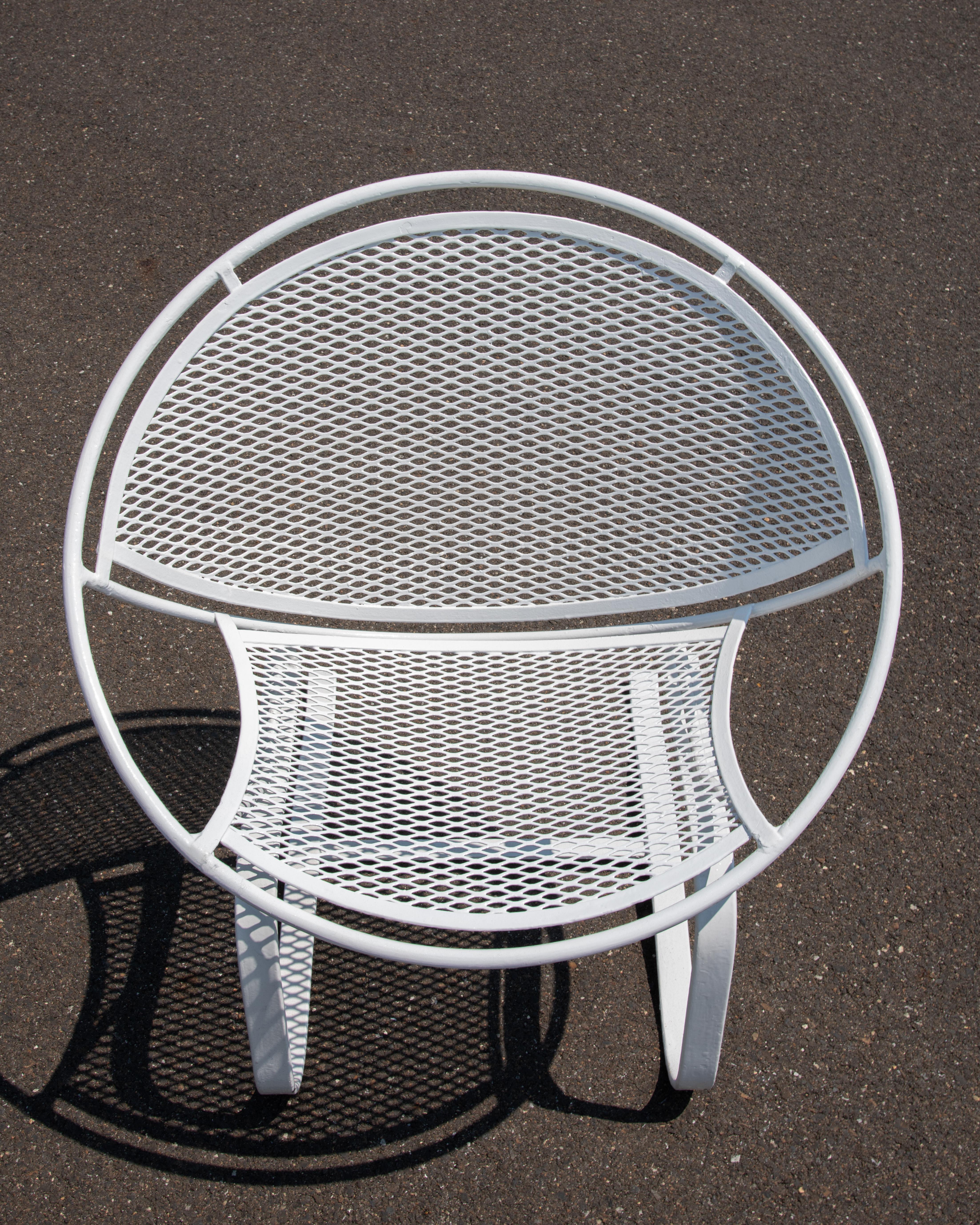 Maurizio Tempestini for Salterini Cantilevered Radar Spring Lounge Chairs a Pair For Sale 6